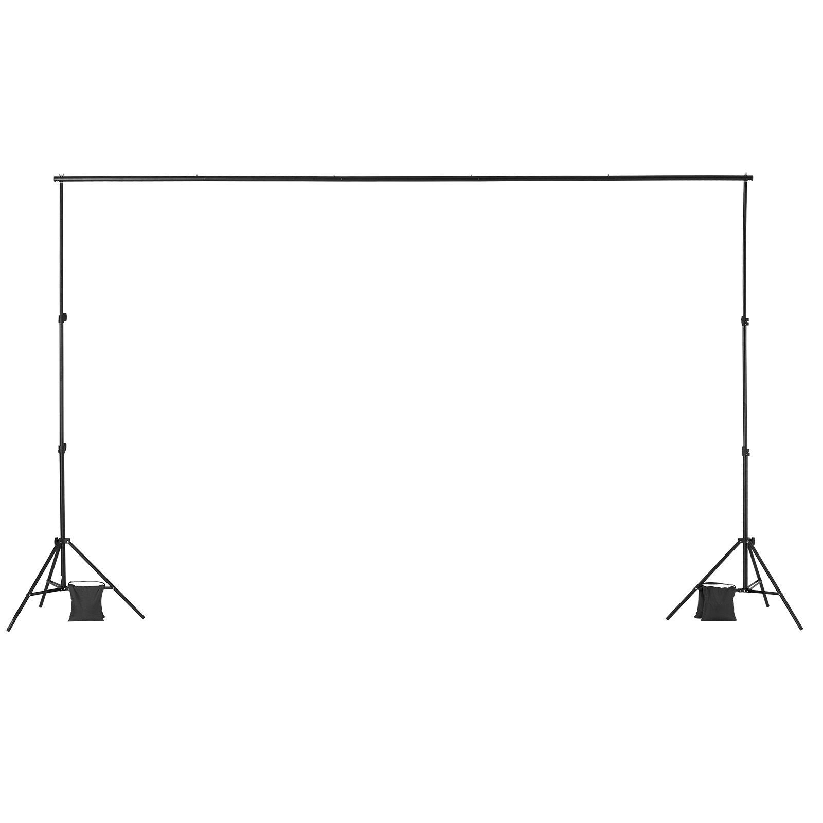 6.5 x 10 ft Adjustable Backdrop Stand with 5 Crossbars