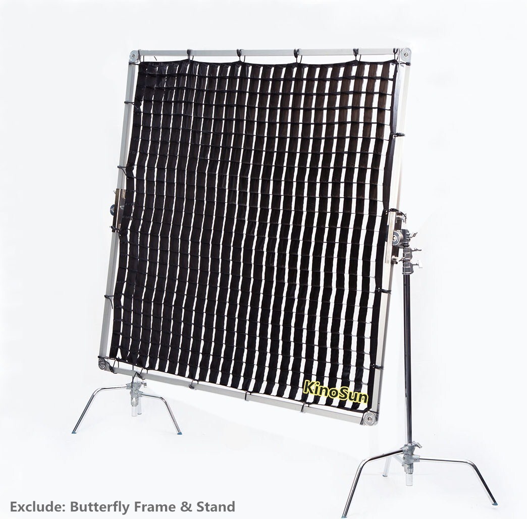 6’x6′ 6×6 1.8×1.8m 50° Butterfly Grids Fabric Honeycomb Eggcrate Fully Sewn