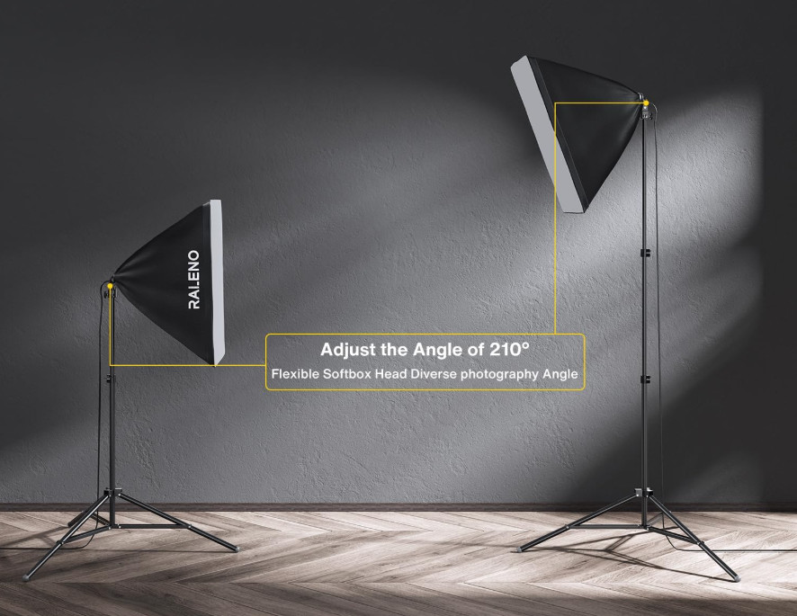 Kit Estudio Fotográfico con Softbox, Paraguas LED y Pantalla Verde 5500K