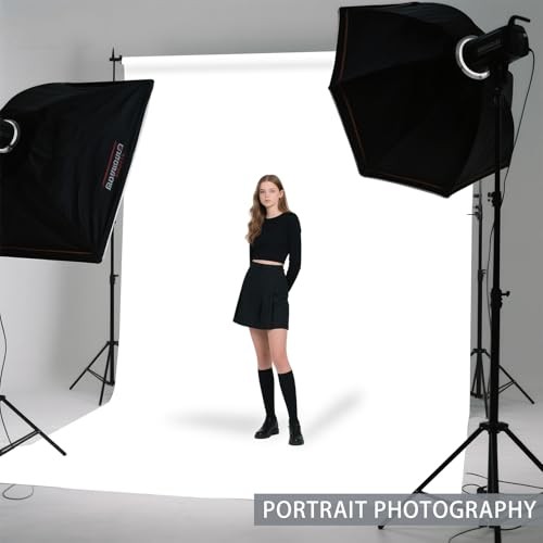 Photo Backdrop for Photoshoot Background for Portrait, Product 5X7 FT White