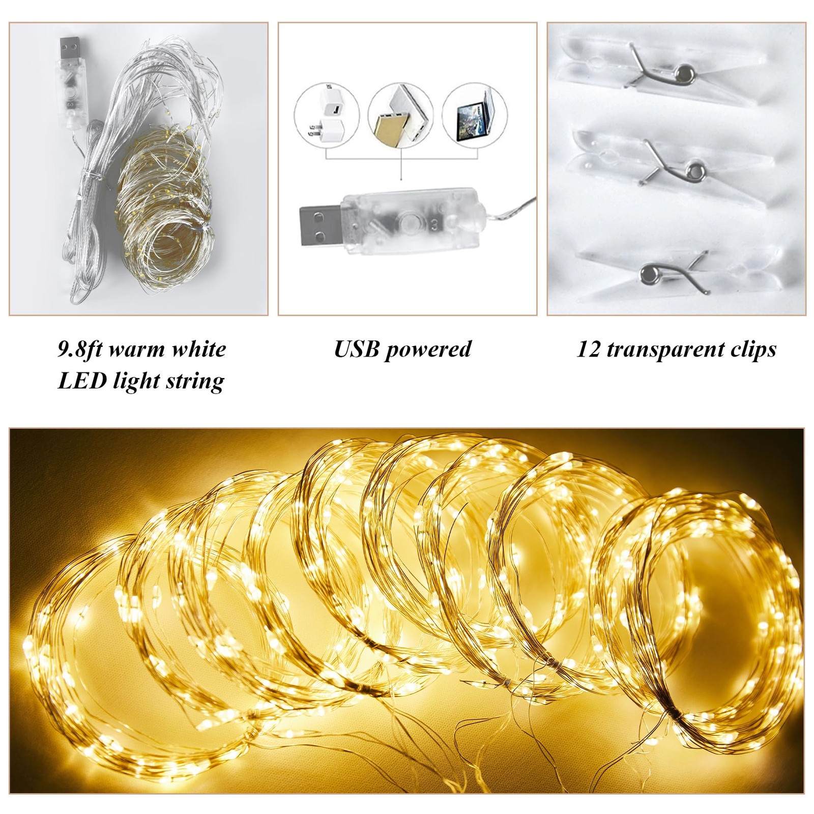 Ivory White Chiffon Backdrop Curtain 10×10 Ft With Lights String Wedding