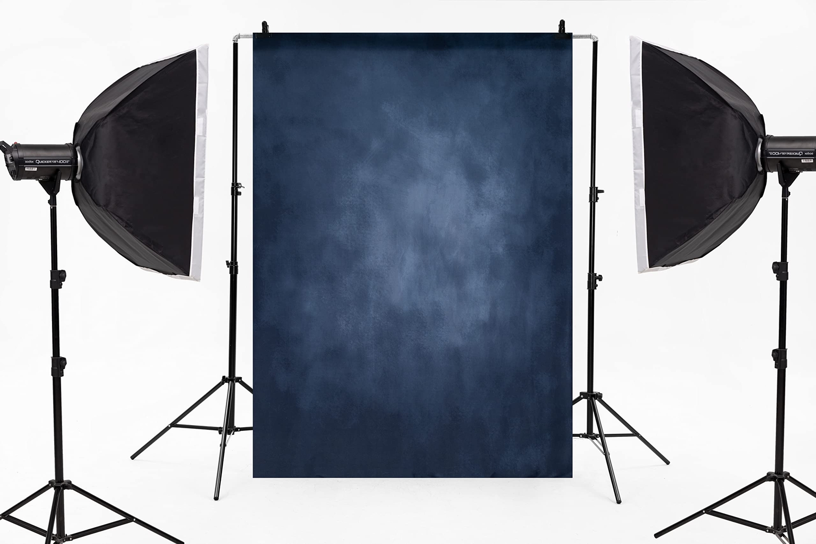 5x7ft Dark Blue Abstract Backdrops Microfiber Dark Blue Portrait Background f…