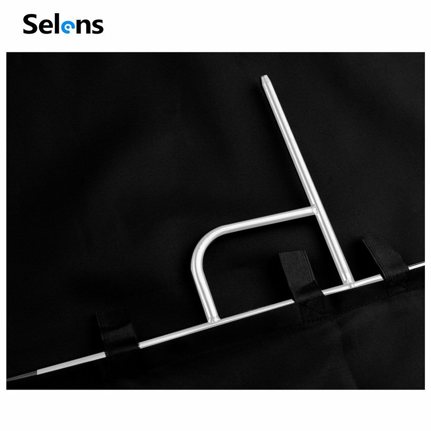 Selens Matte Black Floppy Cutter Fabric for Photography Video Studio 75x188cm