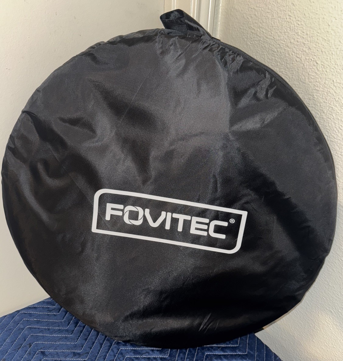 New Fovitec Black&White Pop Up Reversible & Collapsible Backdrop Twist Fold Flex