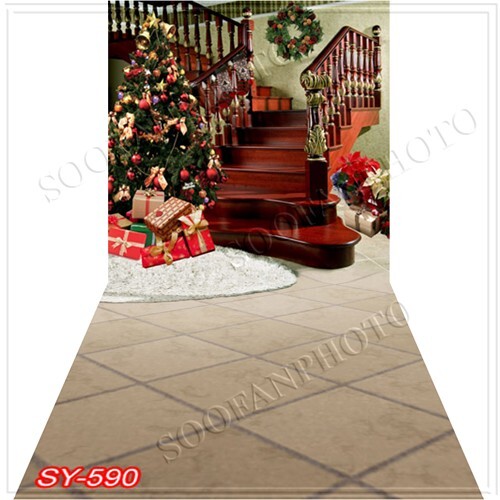 10’x20′ CP Christmas Season Scenic Microfiber Fabric background backdrop SY590