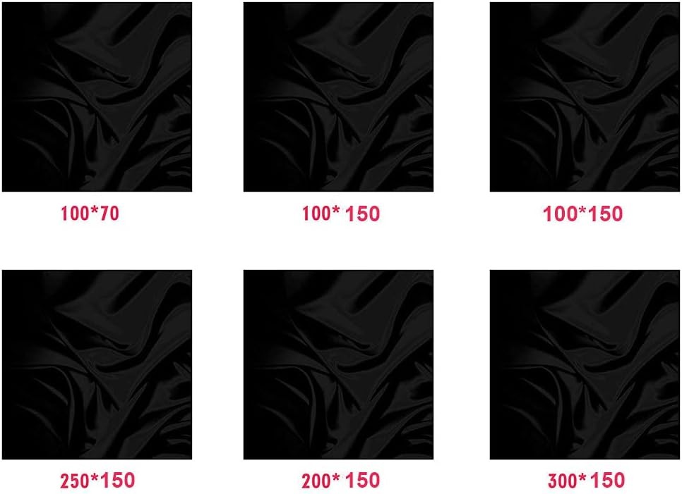 Black Velvet Photography Backdrop,Light Absorbing 150x150cm, as picture show