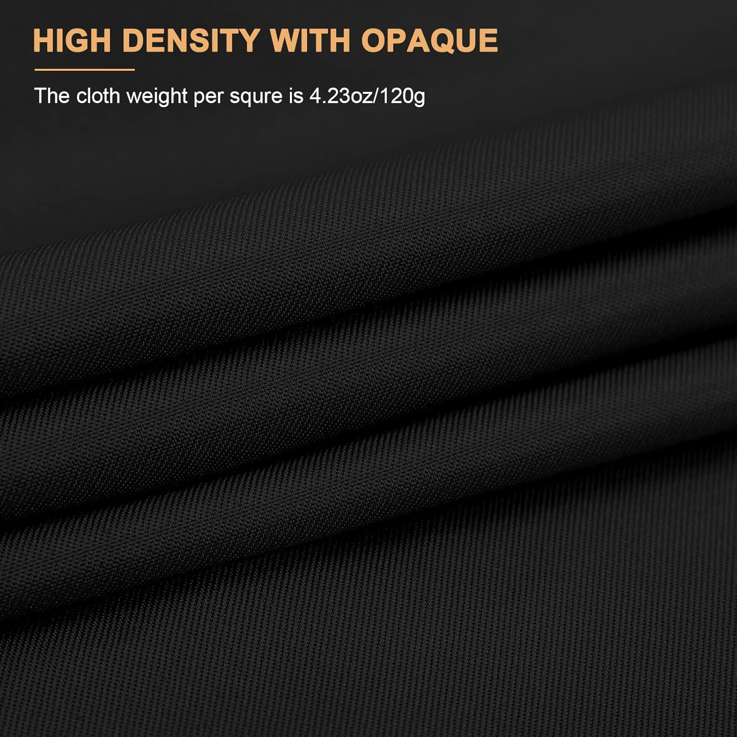 10X10 FT Black Backdrop Background for Photography, Large Photo Backdrop Curtain