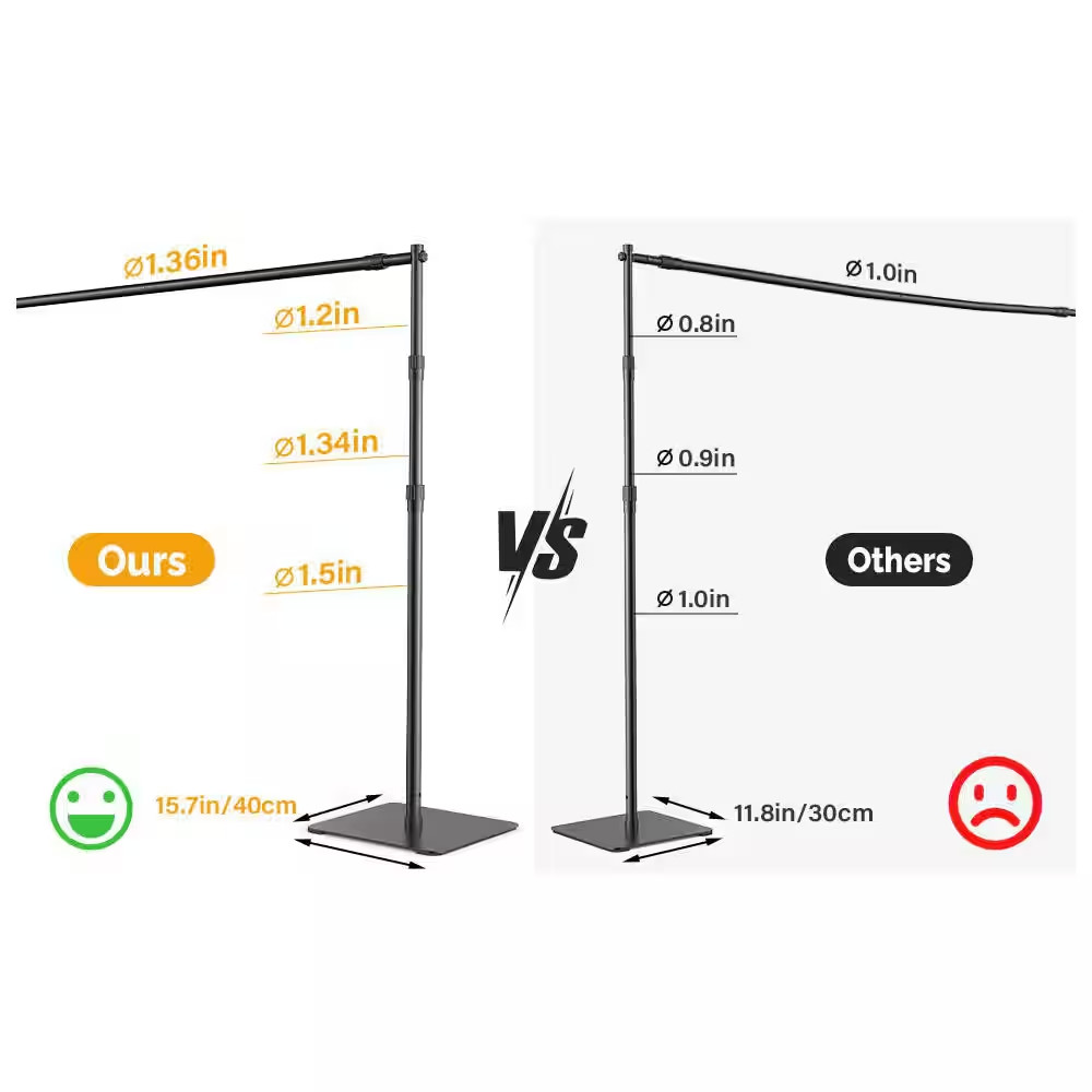 96 In. X 120 In. Backdrop Stand, Arbor for Wedding, Birthday Party, Photography,