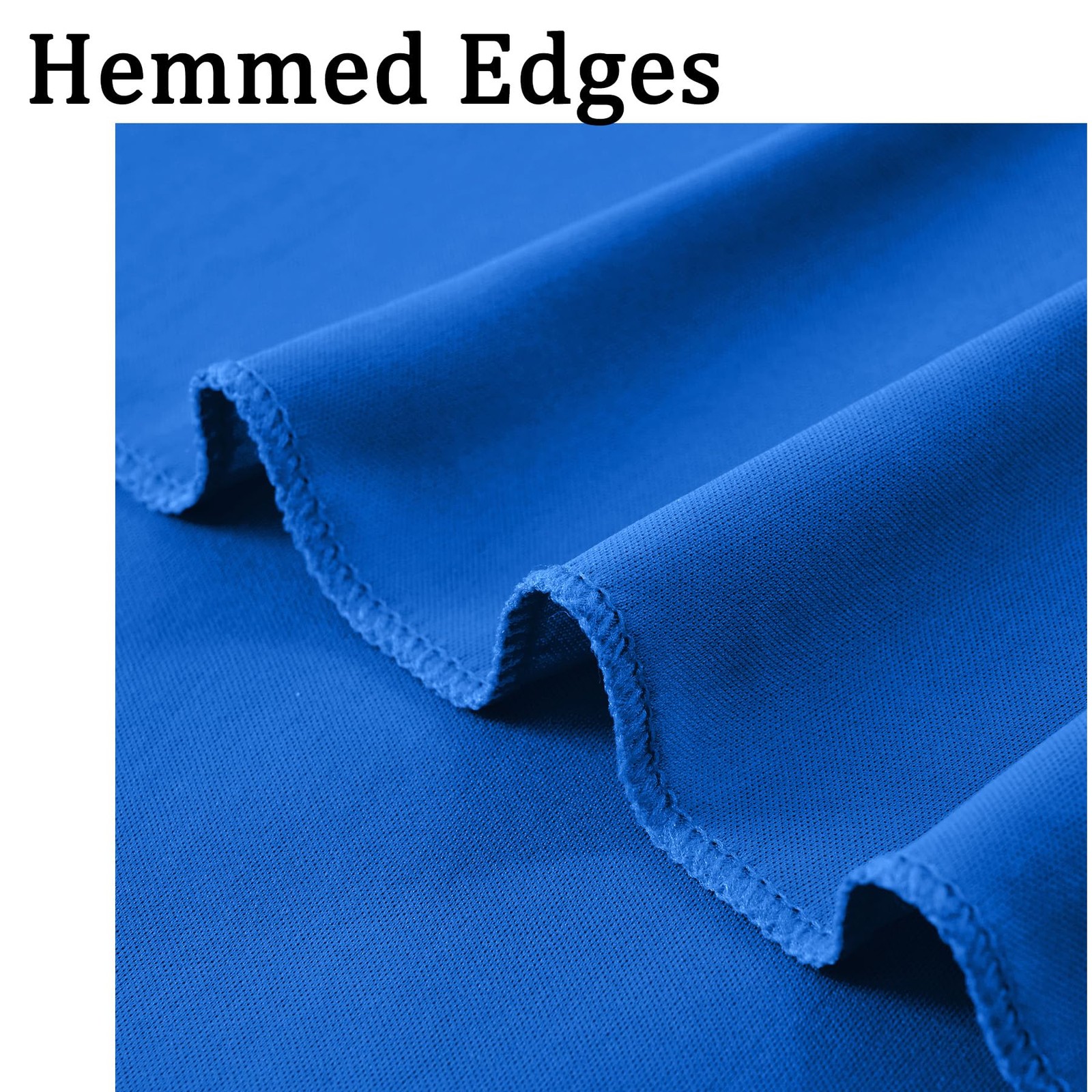 50ftx10ft Wrinkle Free Royal Blue Backdrop Curtains for 50ftx10ft,