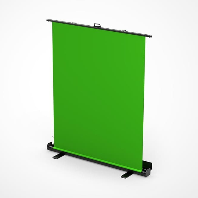 Elgato Green Screen Collapsible Chromakey Backdrop Plain Green 0.5-0.9×1.0-1.9m