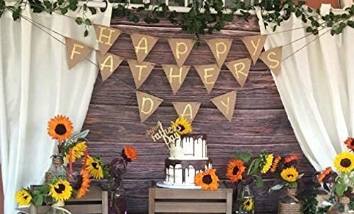 Wood Vinyl Backdrop Wooden Board Wall 7x5FT(width 210cm x Height 150cm)
