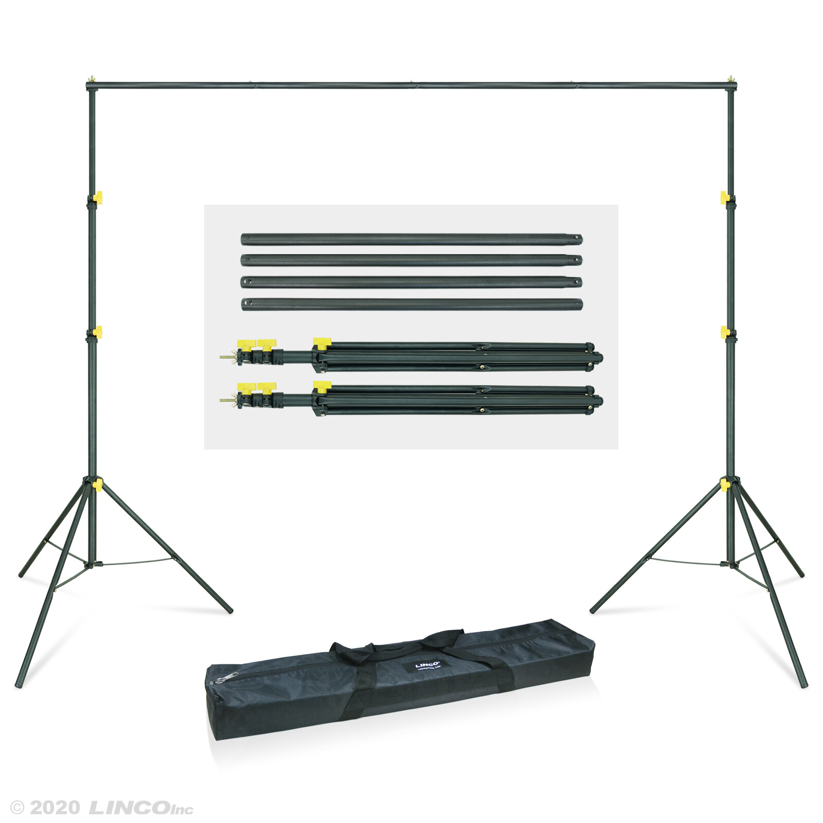 Backdrop Support Stand Kit 10×6.5ft Studio Photo Background Support System