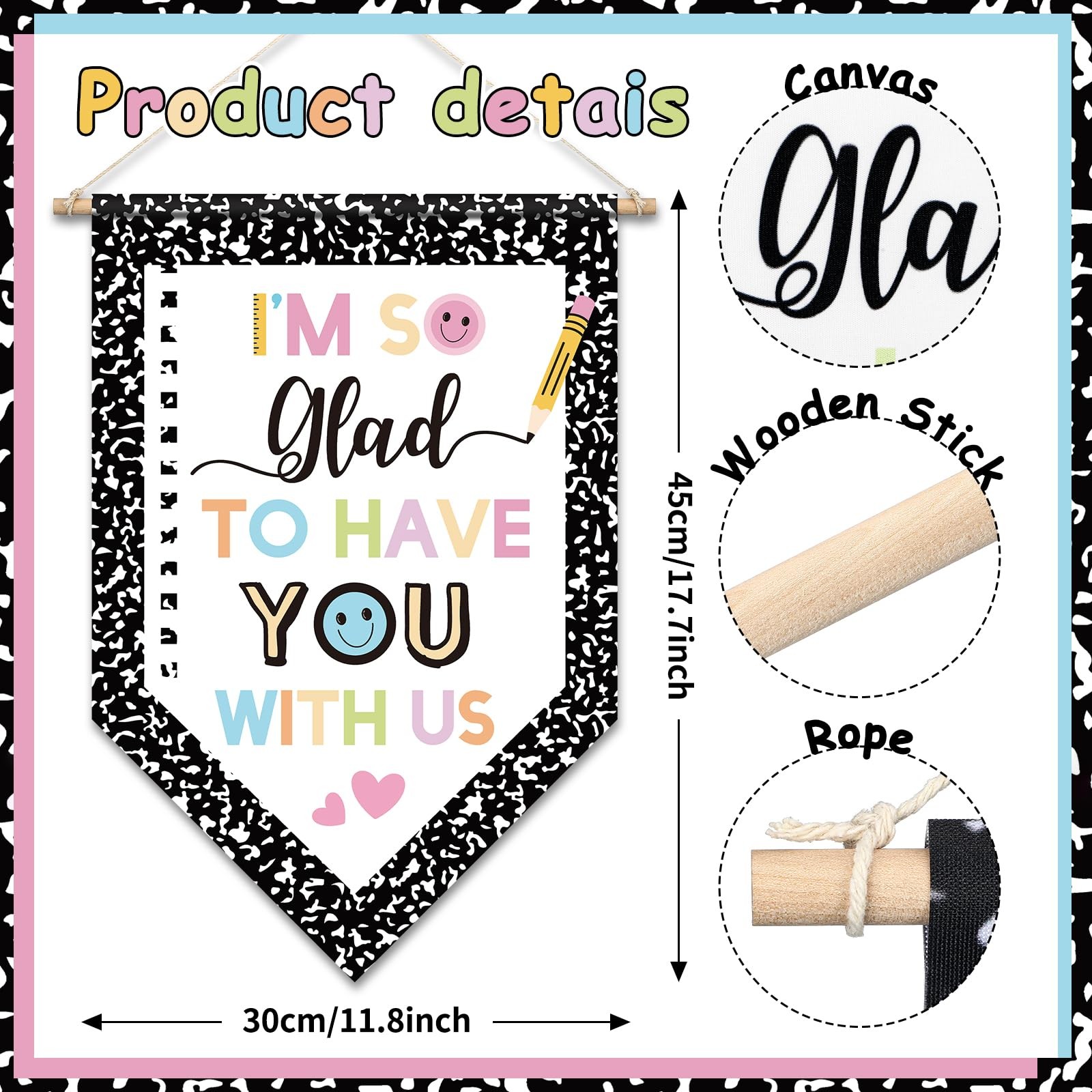 Composition Notebook Classroom Decor I’m So Glad to Have You with Classroom D…