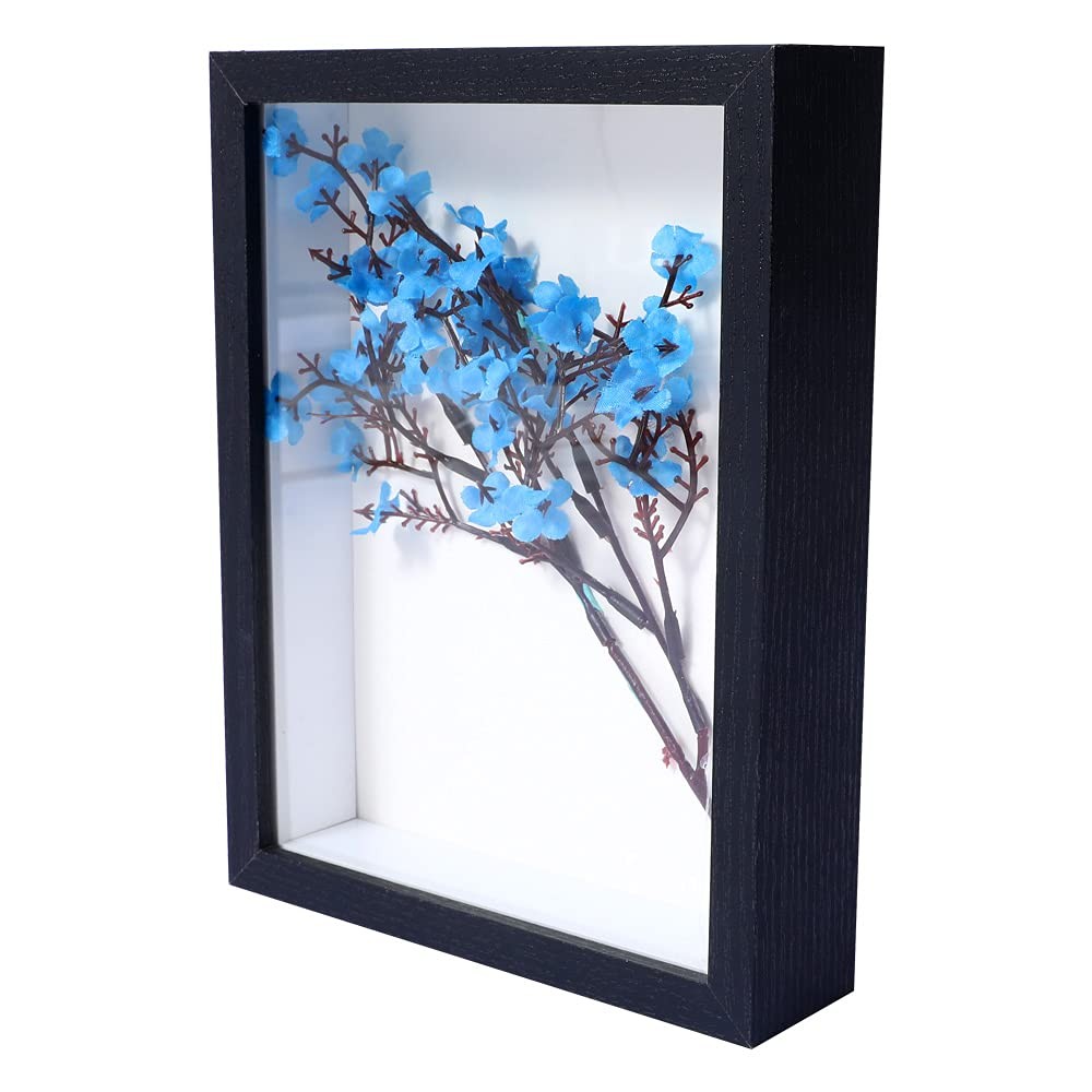 Shadow Box Frame 6×8 with HD Plexiglass, Black 6×8,