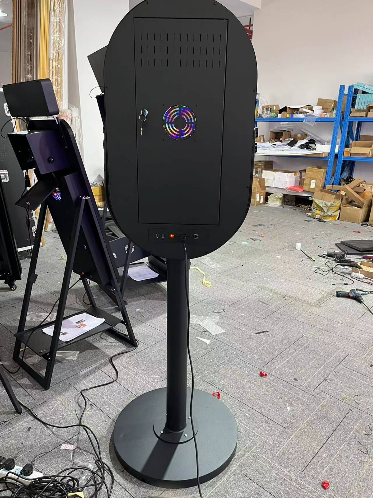 19” Portable Selfie Photobooth with Flight Case & All Accessories Tiktok Insta
