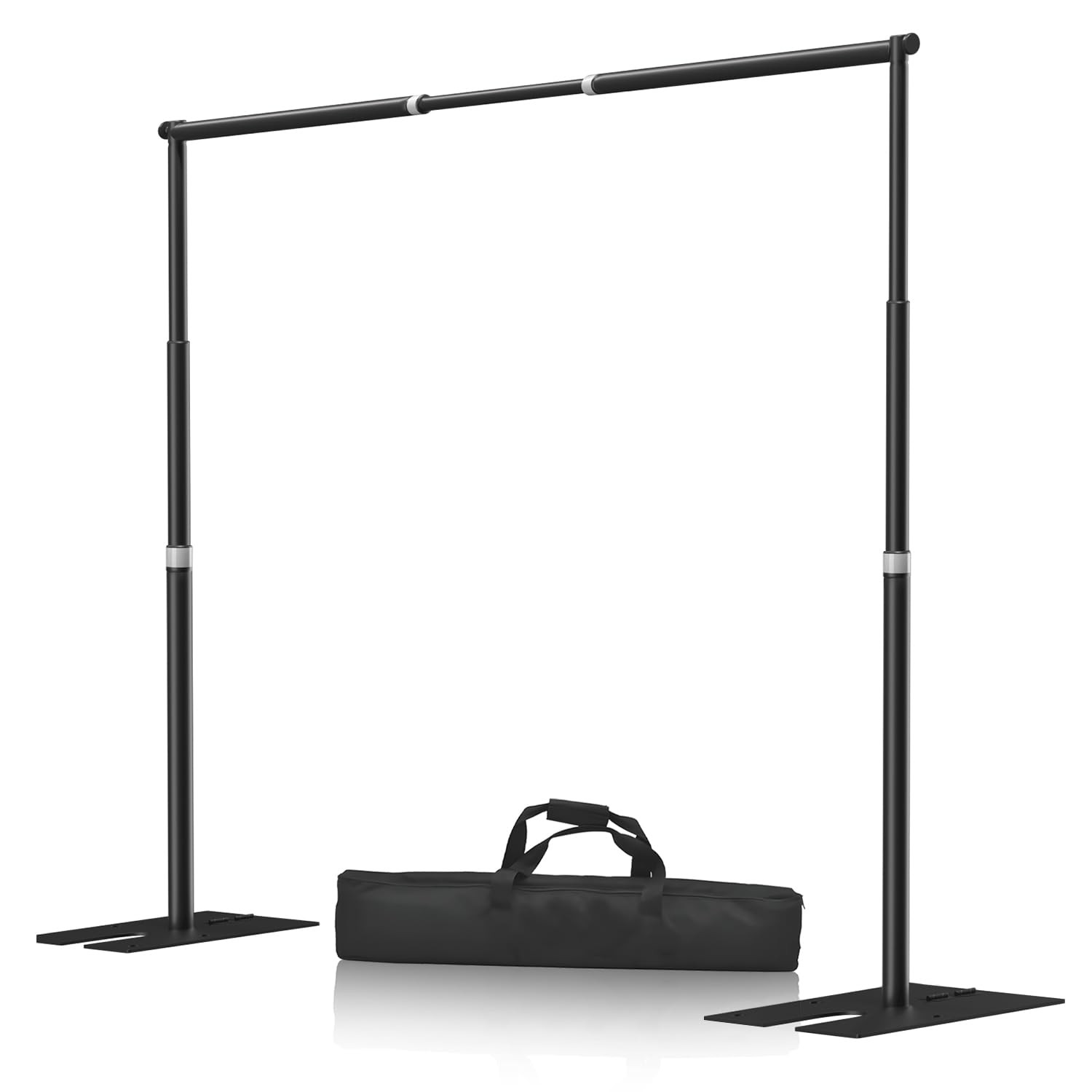 8.5x10ft Pipe and Drape Stand Kit, Adjustable Heavy Duty Backdrop Stand with …