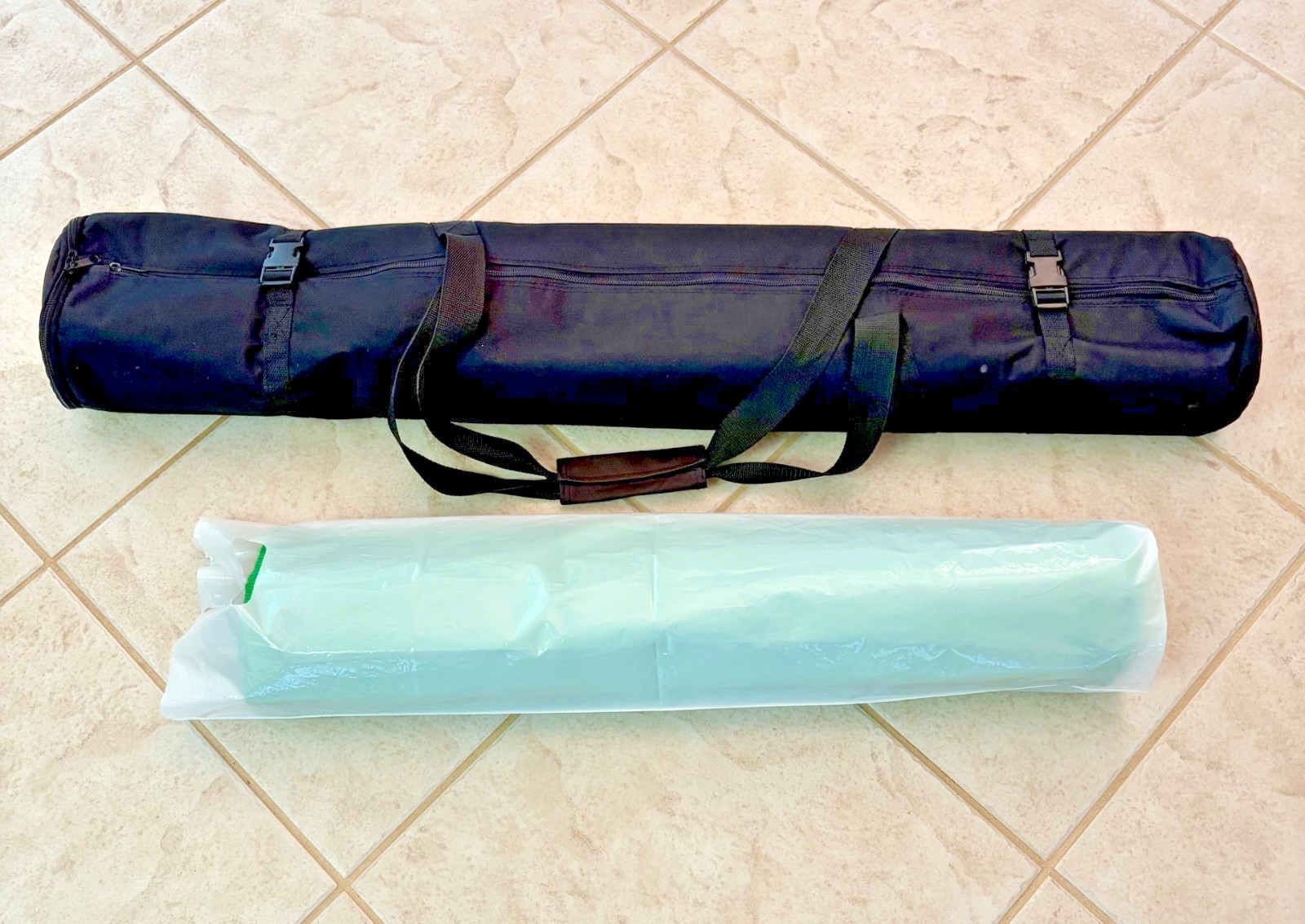 Green Backdrop Dual-Pole Stand Kit & Carry Case Portable Large-Scale 9.25×14.5ft