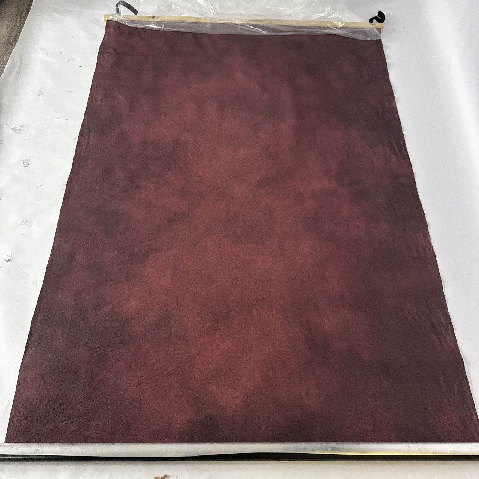 Denny manufacturing Hand Painted red and black Backdrop