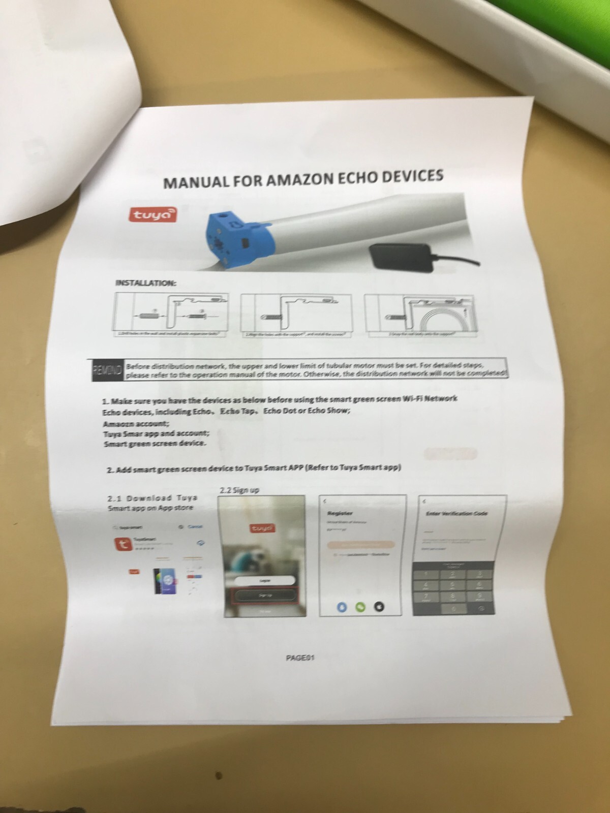 Smart Green Screen With Alexa and remote Retractable