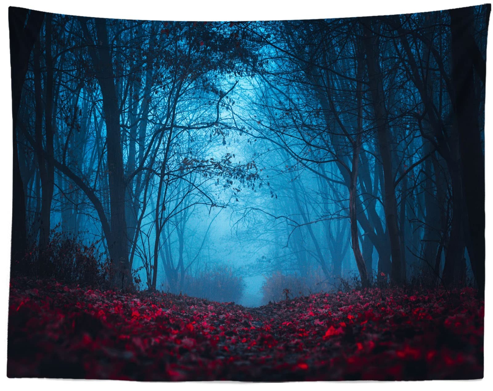 BELECO 7x5ft Fabric Mysterious Foggy Forest Backdrops for 7x5FT, A11253