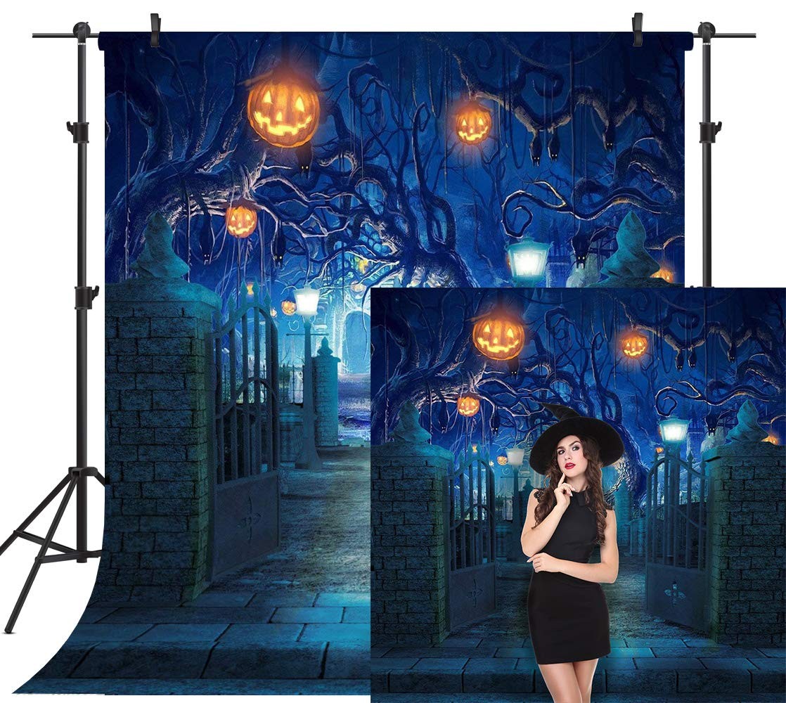 8×8 FT Halloween Theme Pictorial Cloth Seamless Photography Backdrop Studio