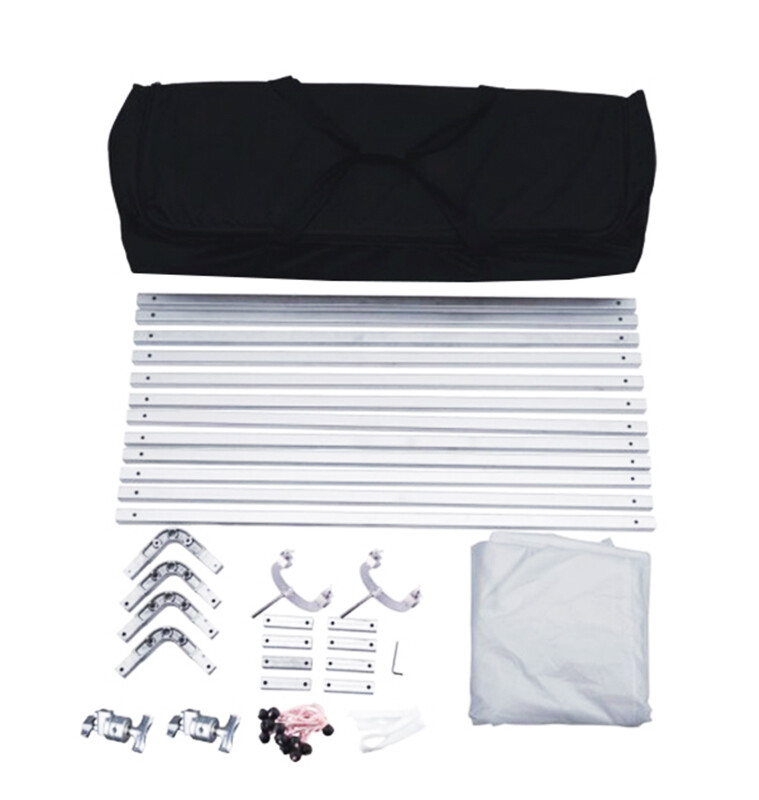 12’x12′ 12×12 3.6×3.6m Butterfly Frame Detachable Kit +Diffusion Silk +Bag
