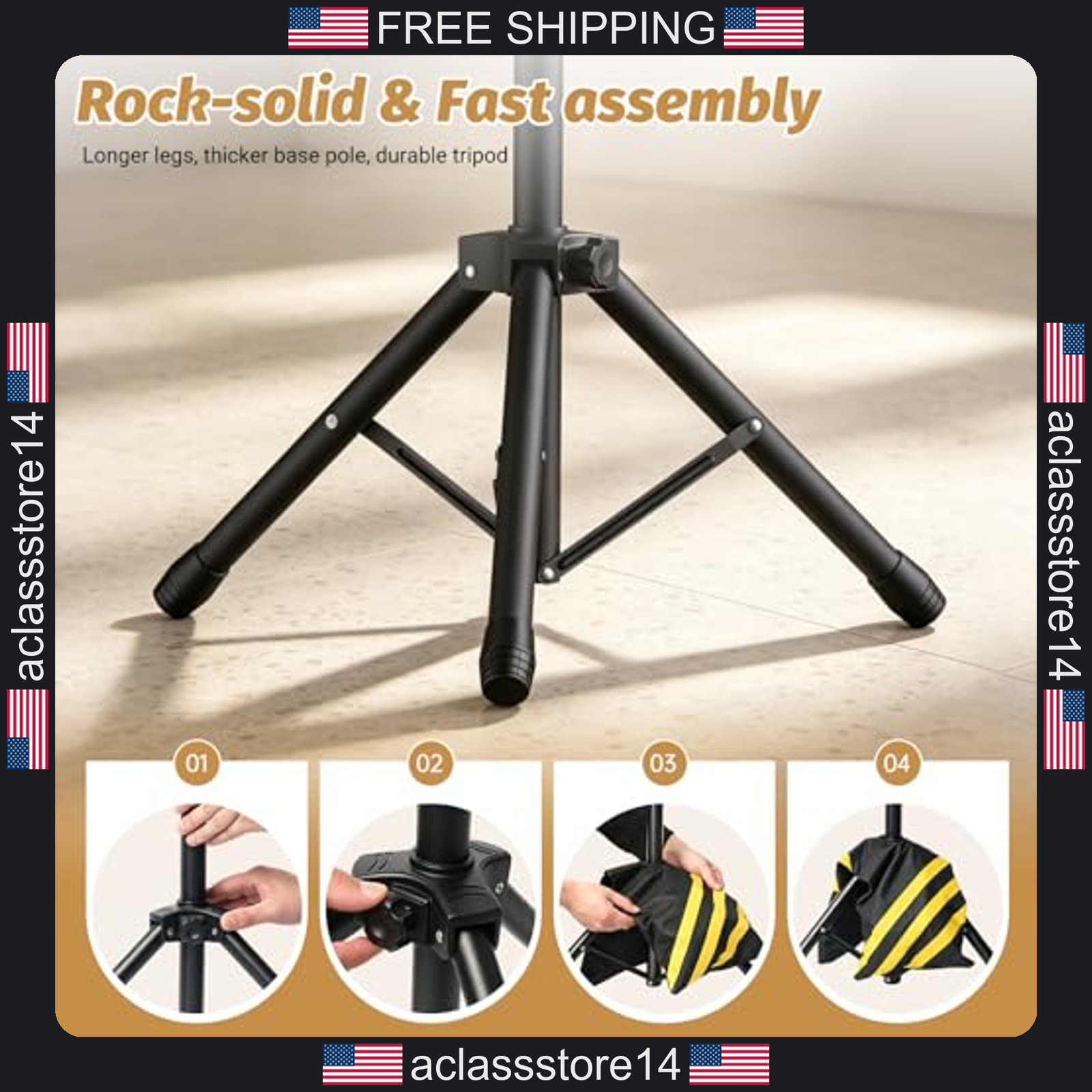 Forlogic 10×7.5ft backdrop stand heavy duty adjustable photo banner support