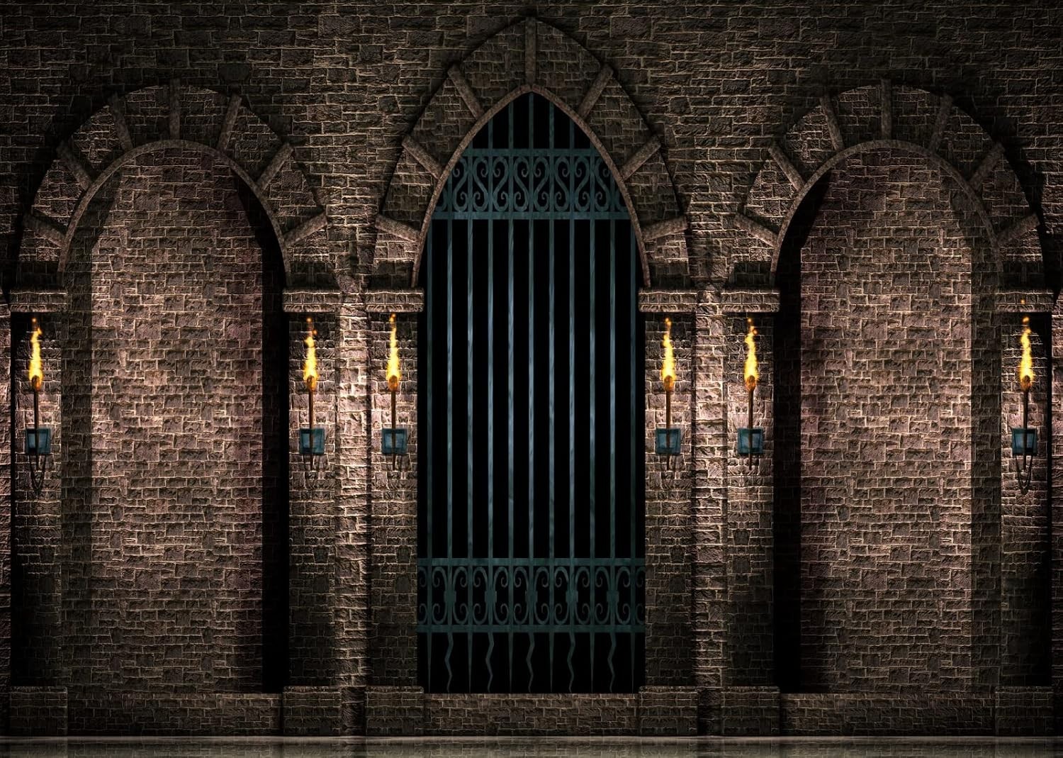 Medieval Castle Party Decor Background