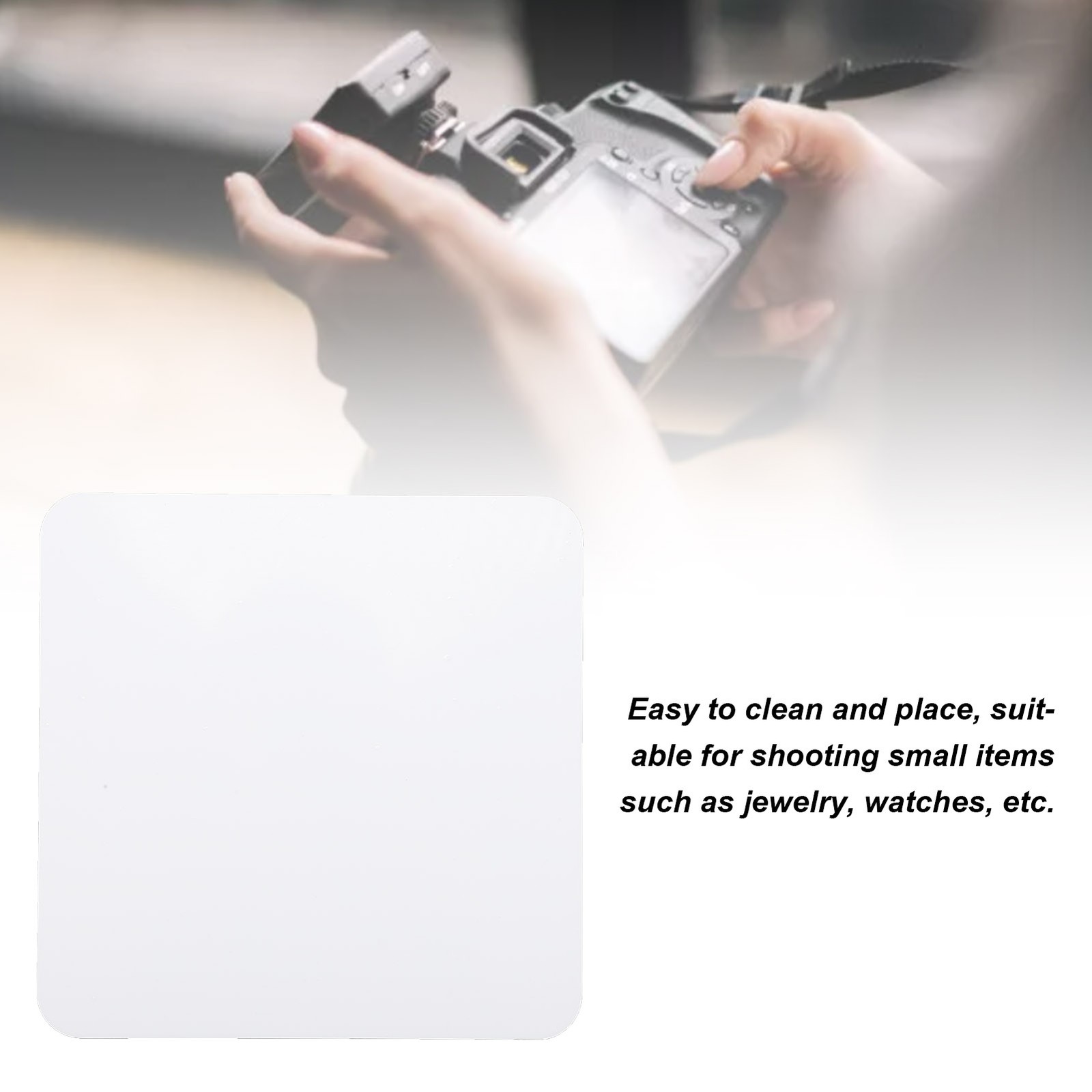 30x30cm Acrylic Reflective Display Table Background Board For Photography