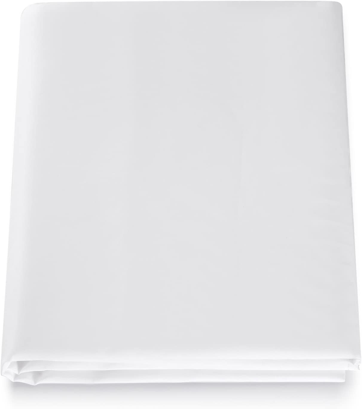 12X5 Feet/3.6X1.5 Meters Polyester White Seamless Diffusion Fabric.