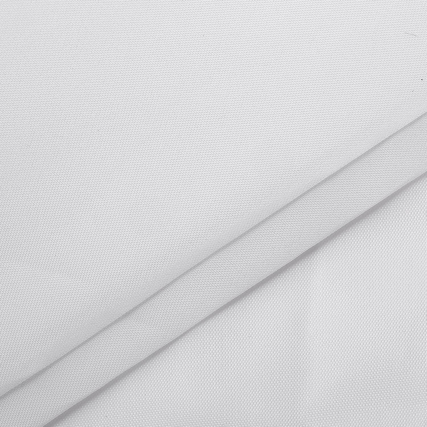 12X5 Feet/3.6X1.5 Meters Polyester White Seamless Diffusion Fabric.