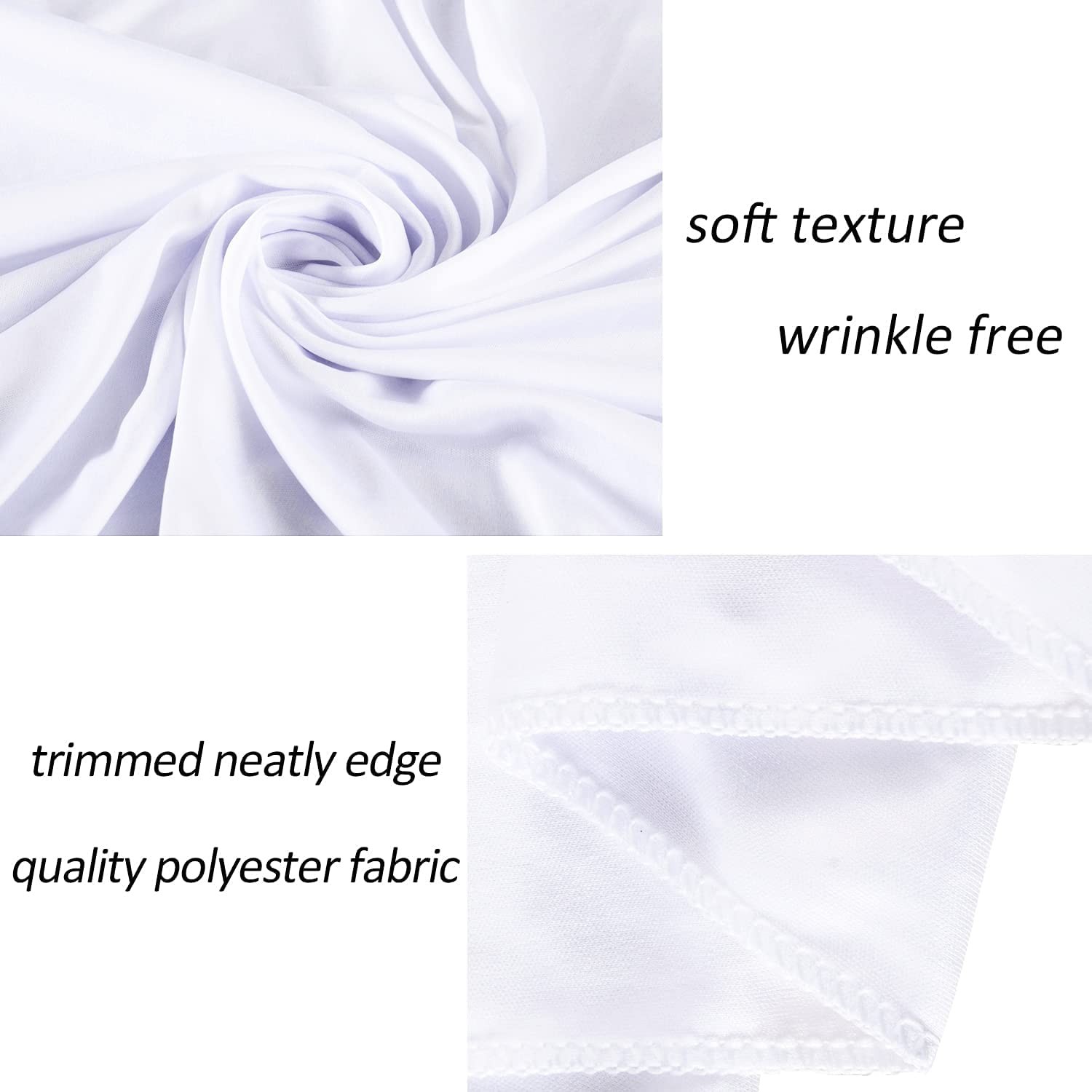 AK TRADING CO. 10 feet Wide x 12 feet Long IFR Polyester Backdrop Drapes Curt…