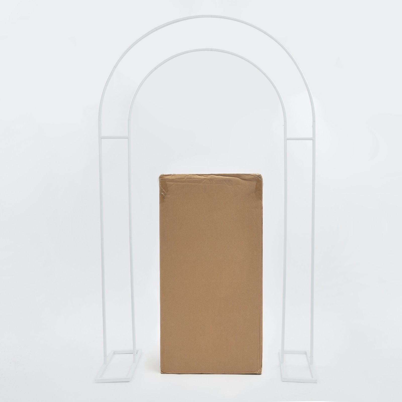 Arch Backdrop Stand,White Wedding Arch Backdrop Stand, Metal Arch Backdrop Stand