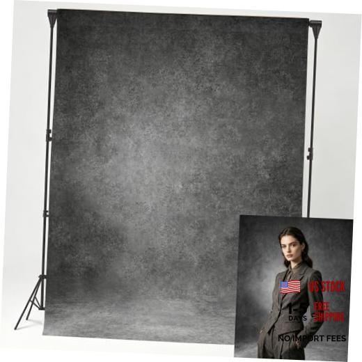 5×7 ft Gray Vintage Abstract Textured Photography 5x7ft Grey Textured