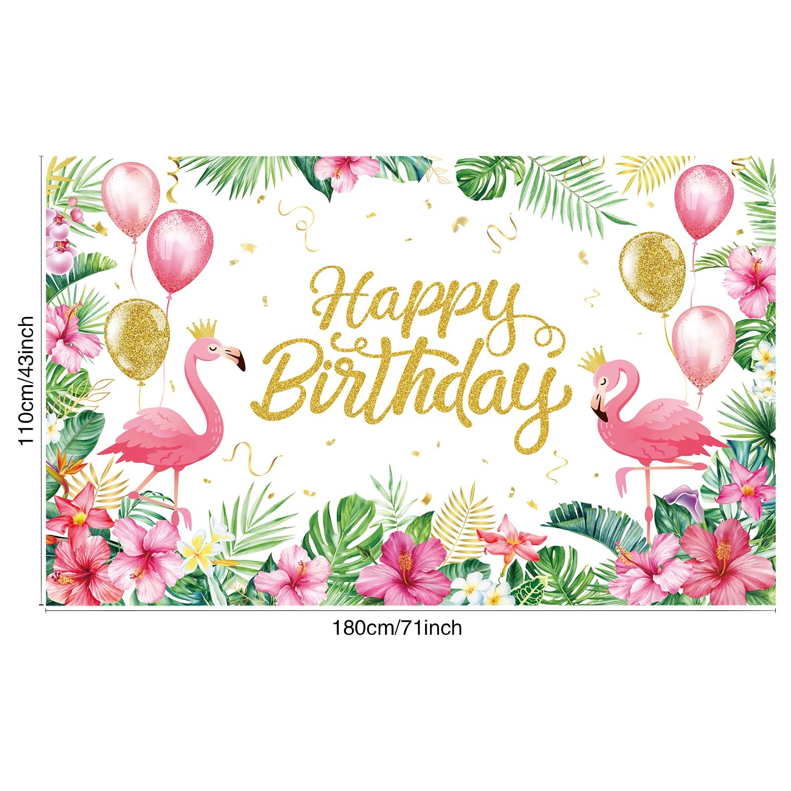 Happy Birthday Background – 6×4 Feet Female feet, White