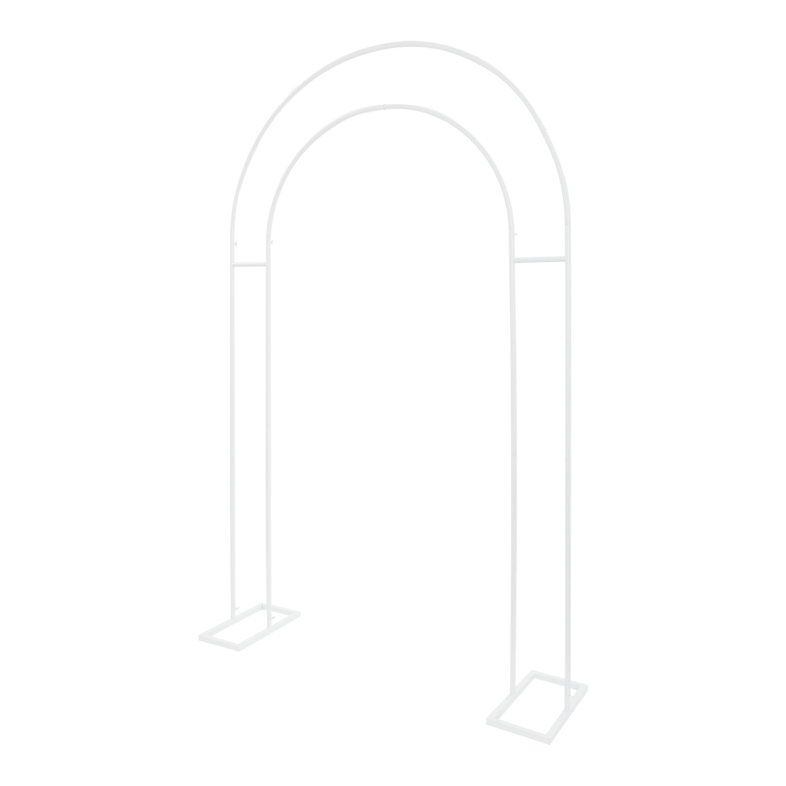 Arch Backdrop Stand,White Wedding Arch Backdrop Stand, Metal Arch Backdrop Stand