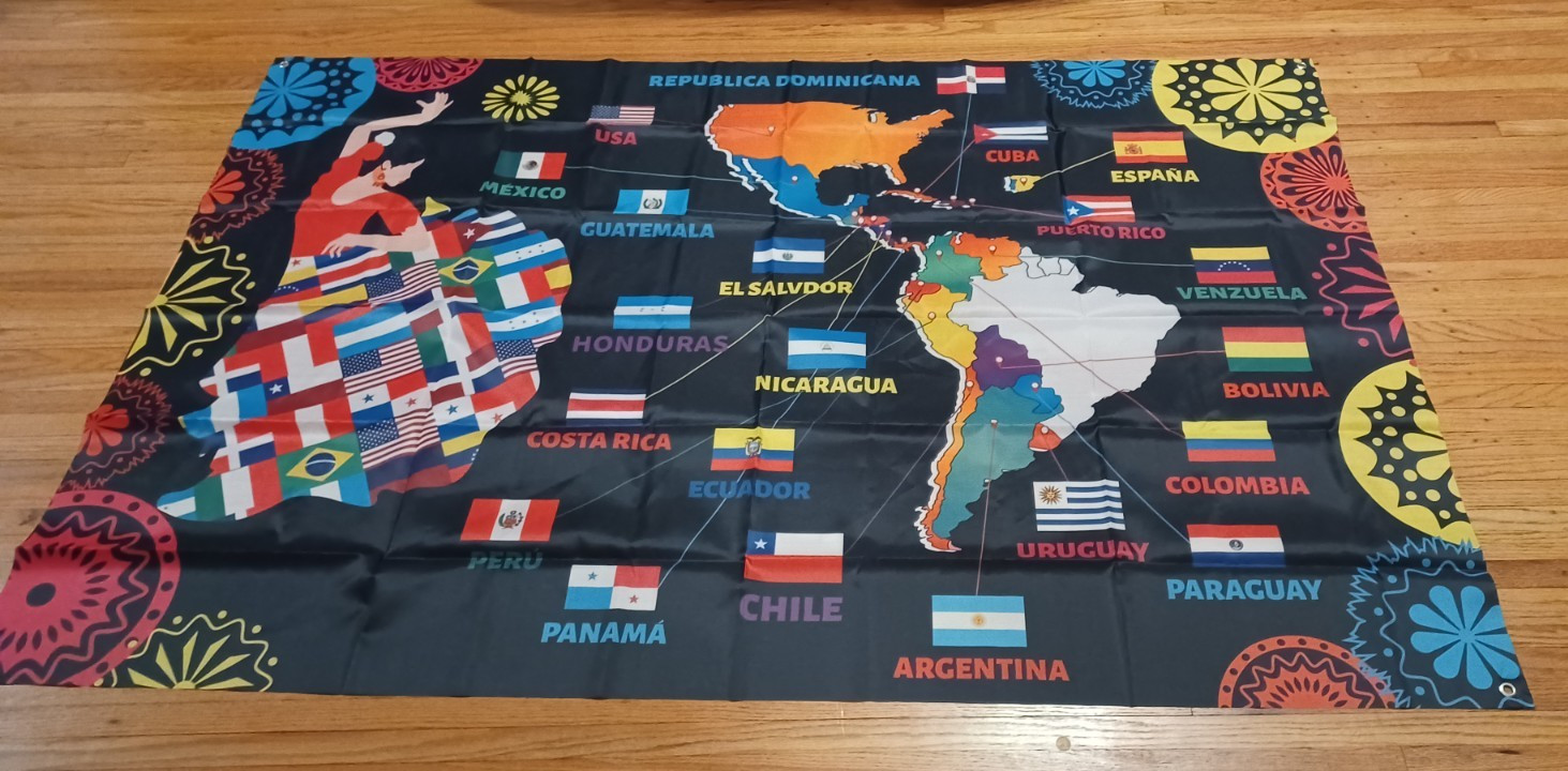 Hispanic Heritage Month Decorations Latin American Banner Spanish Classroom Deco