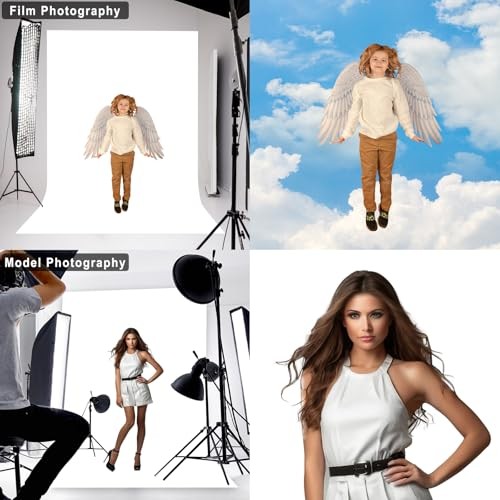 Backdrop for Photoshoot, Professional Photo Backdrop Background 5X7 FT White