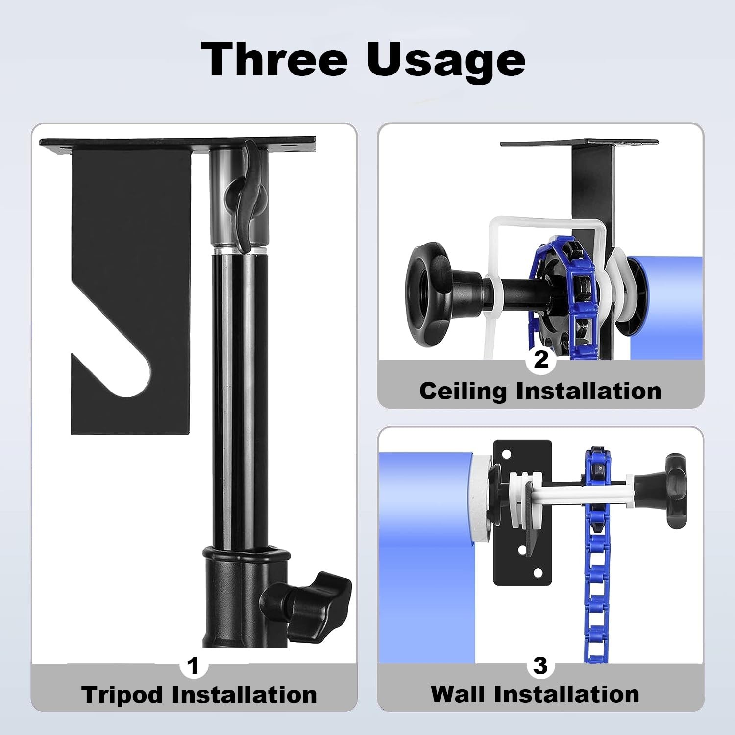 Photography Single Roller Wall Mounting Manual Background Support System, wit…