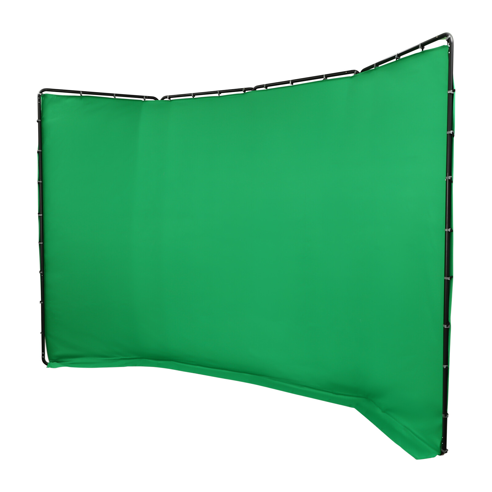Photography Backdrop Stand Kit with Green Cloth For Photo Studio 12.73*7.55ft