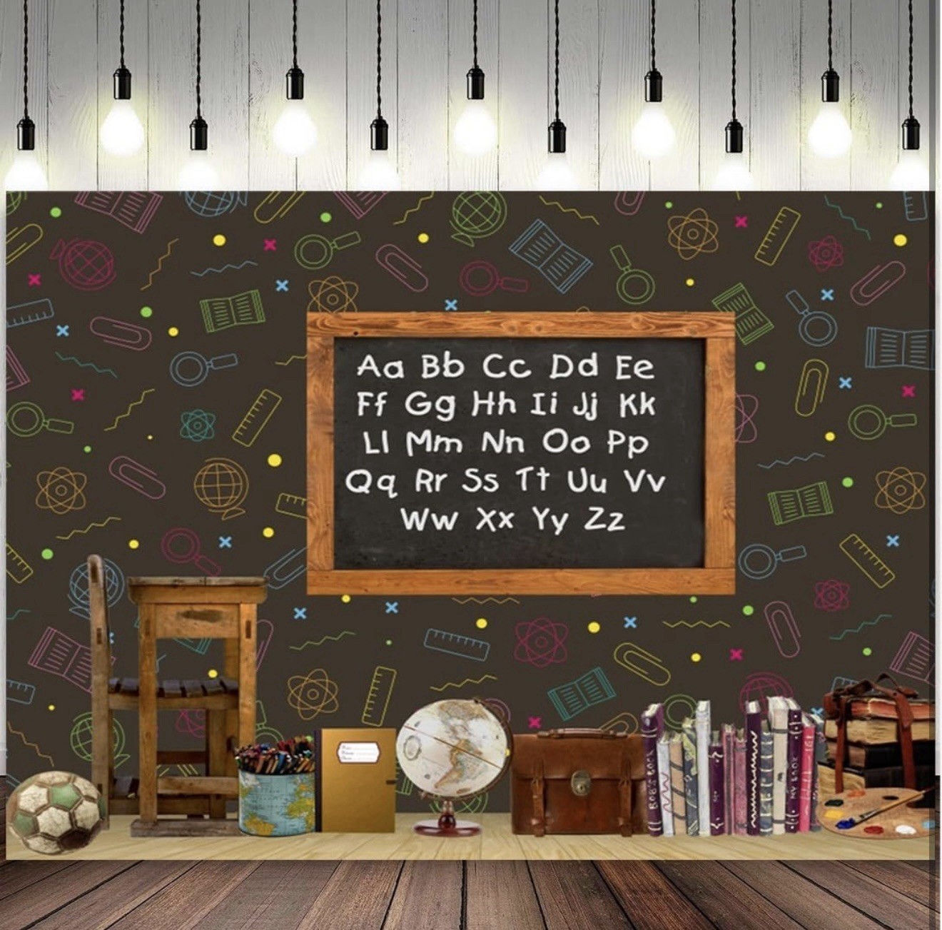 First Day Of School Backdrop/Banner~Humongous~ 9.75 X 8.16 ft~NEW~FAST SHIPPING!