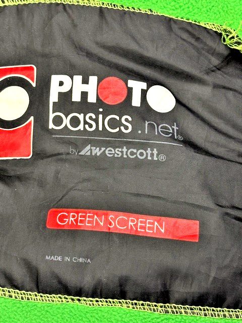 Green Screen Westcott 9×10 Chroma Key Green backdrop “Free Shipping”