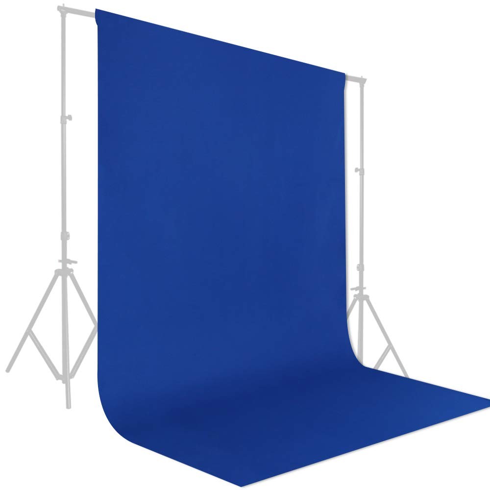 Royal Blue Backdrop – 8FTX10FT Polyester Blue Photo Backdrop for Photoshoot B…