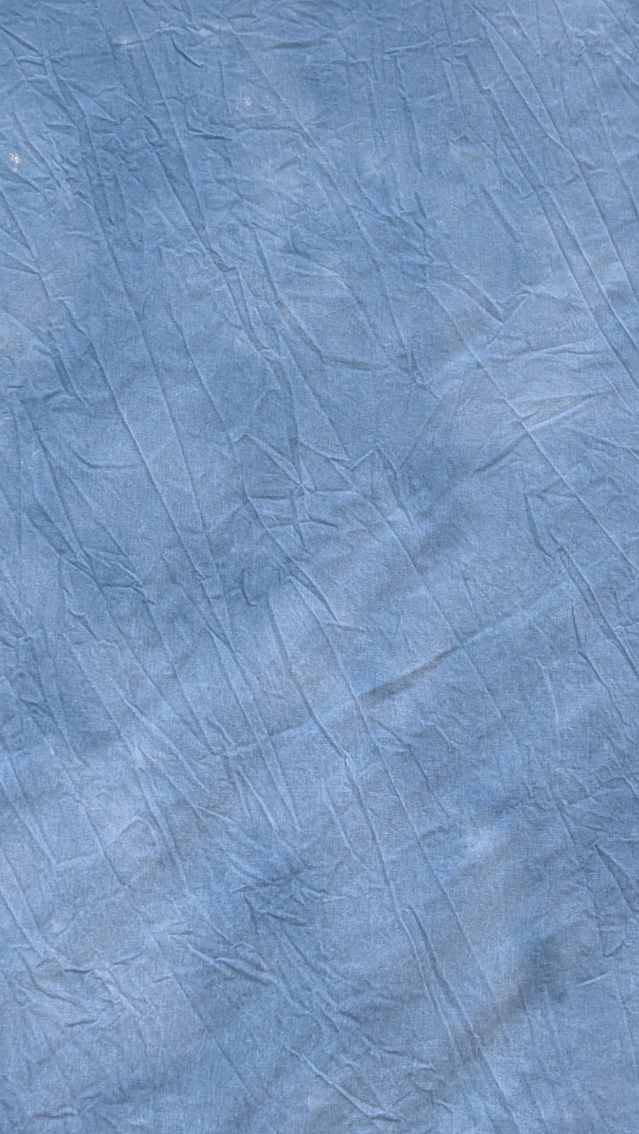 10′ x 12′ Mottled Blue Cotton Muslin Backdrop