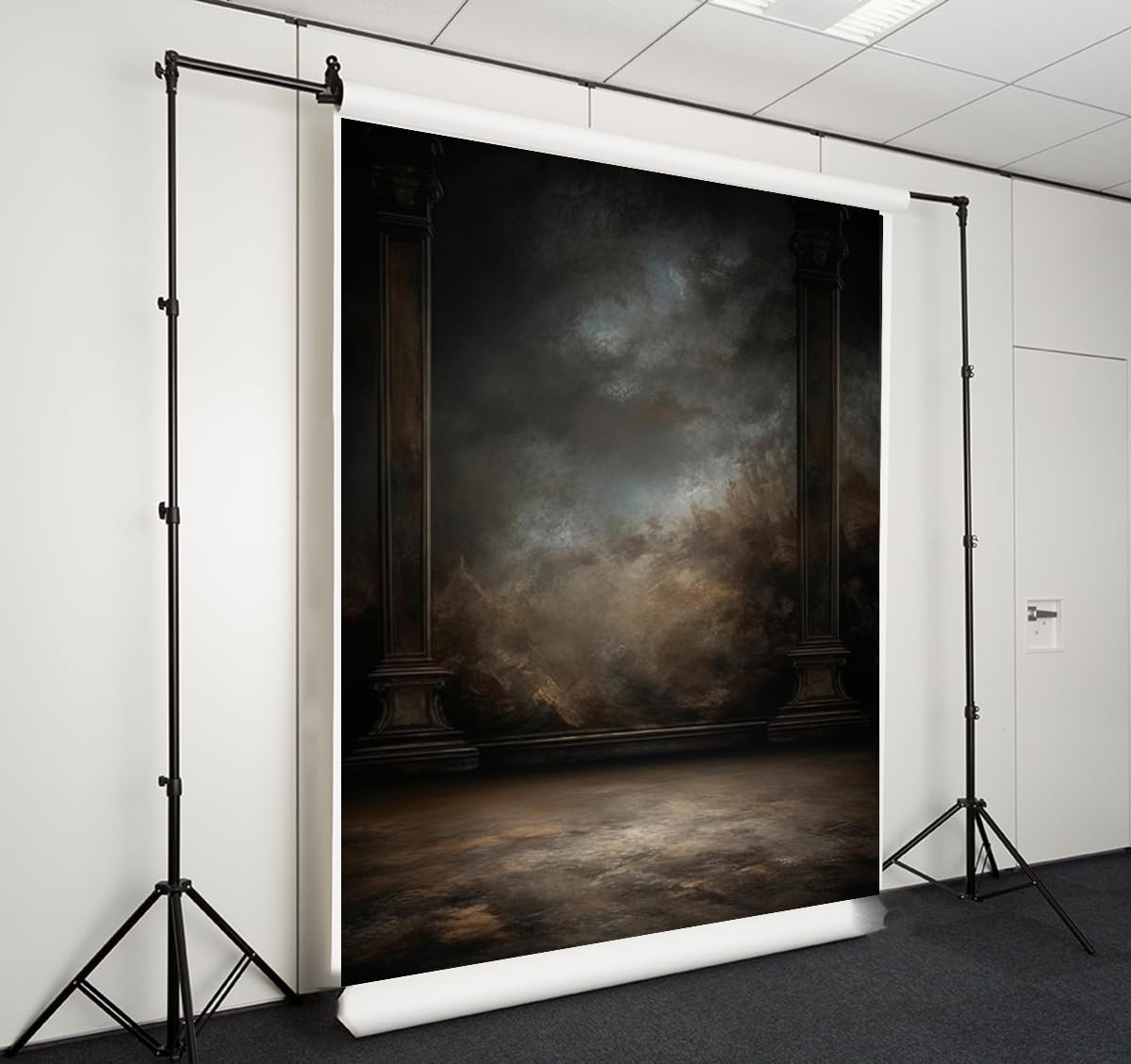 5x7ft Dark Vintage Photography Backdrops Portrait Photo 5x7ft, LM-06101