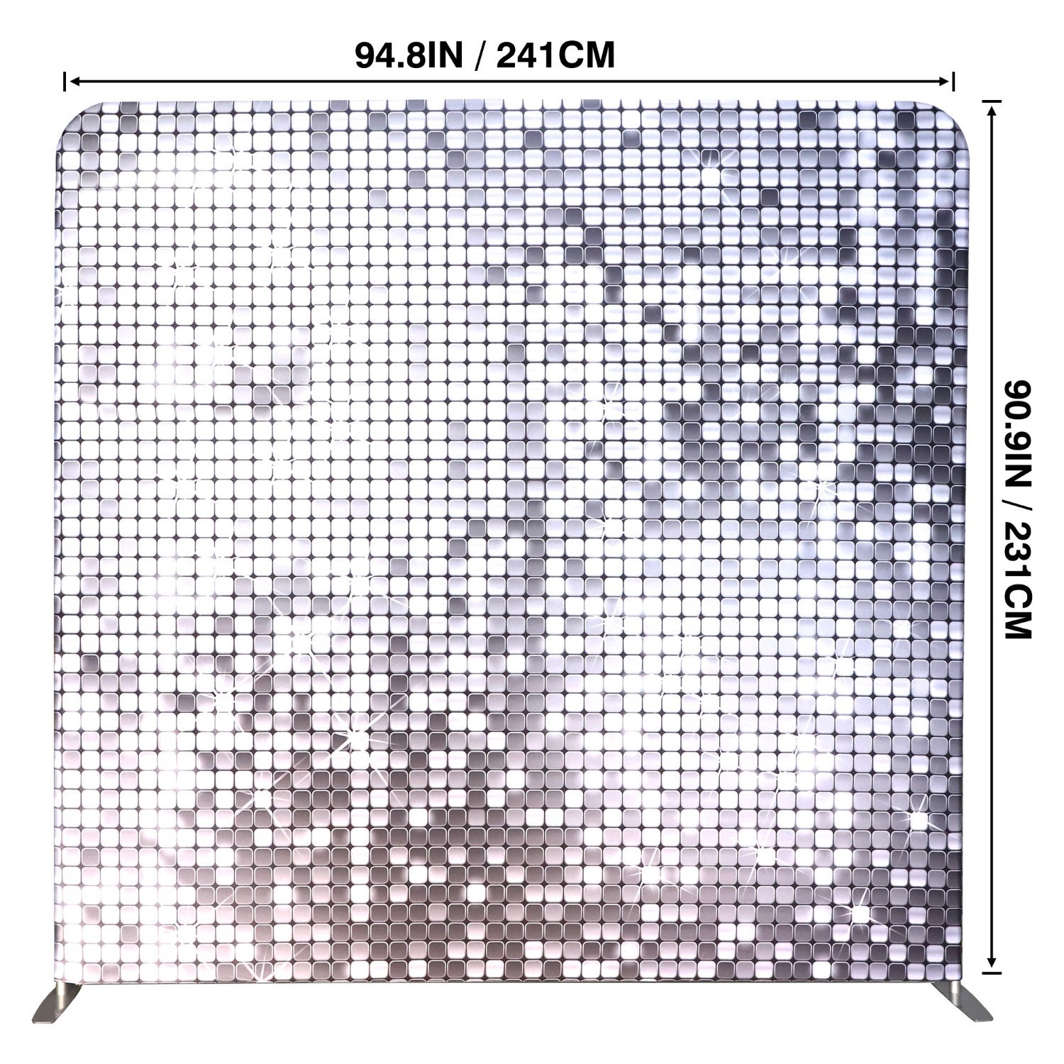 8x8ft Tension Fabric Display Backdrop for Event Trade Show Display BackdropBooth
