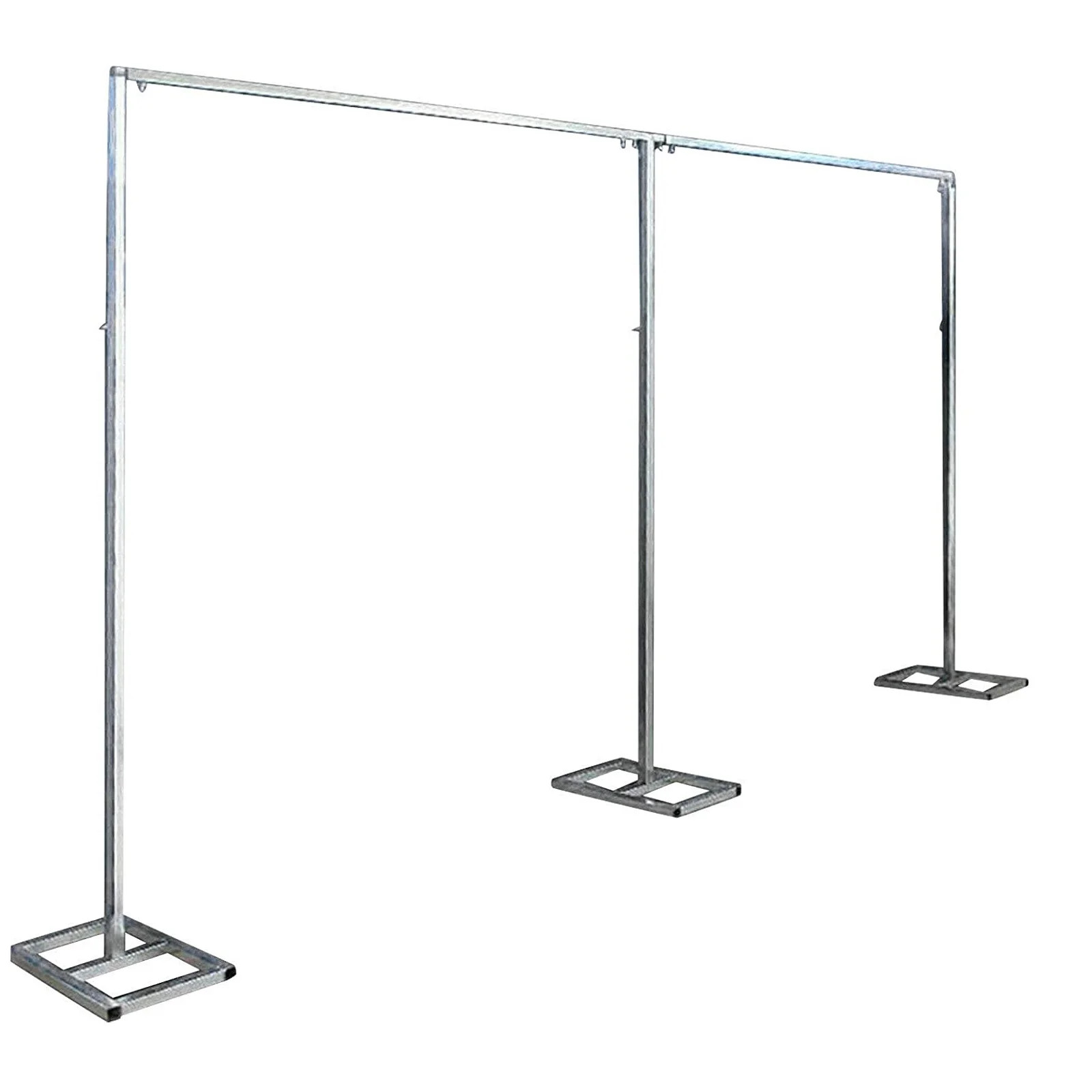3x6m/10x20ft Metal Wedding Arch Stand Heavy Duty Photography Backdrop Curtain