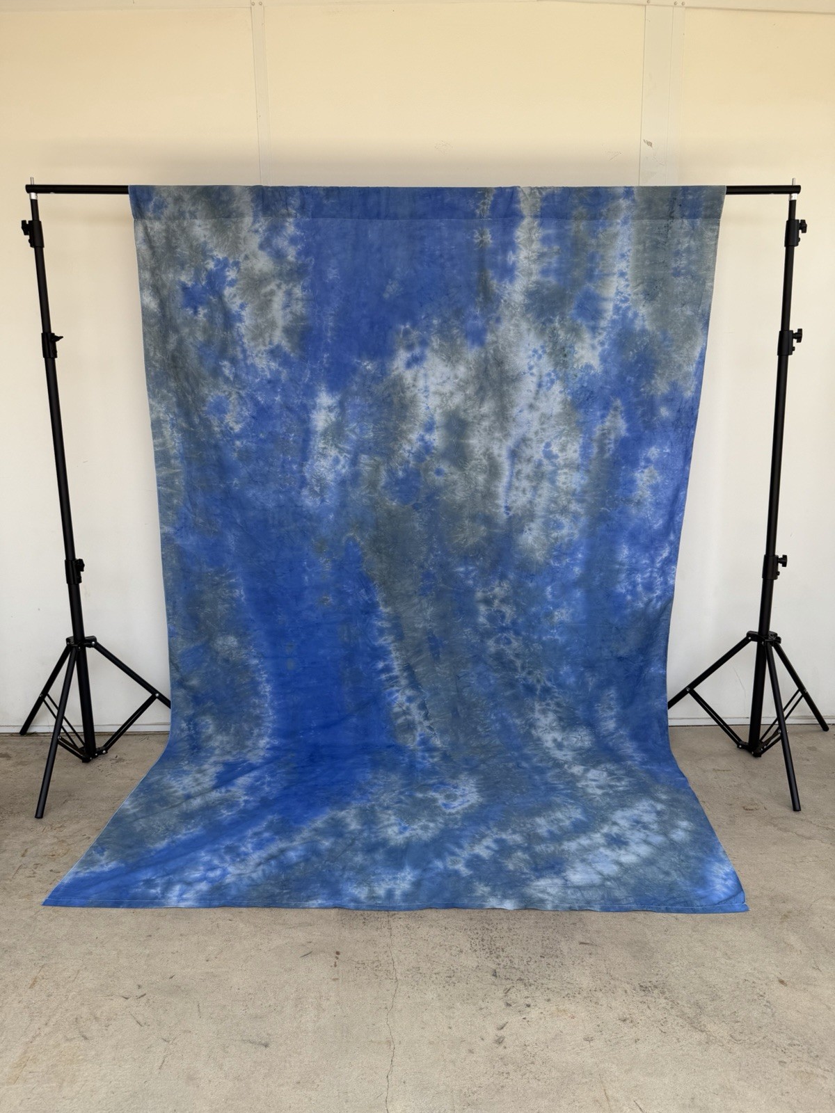 6×9 ft Blue Gray Abstract Backdrop Dyed Background
