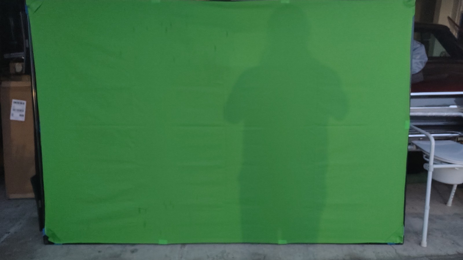 2D Flat, Double-Sided Collapsible Green Screen Backdrop w Carrying Bag, 90 By 60