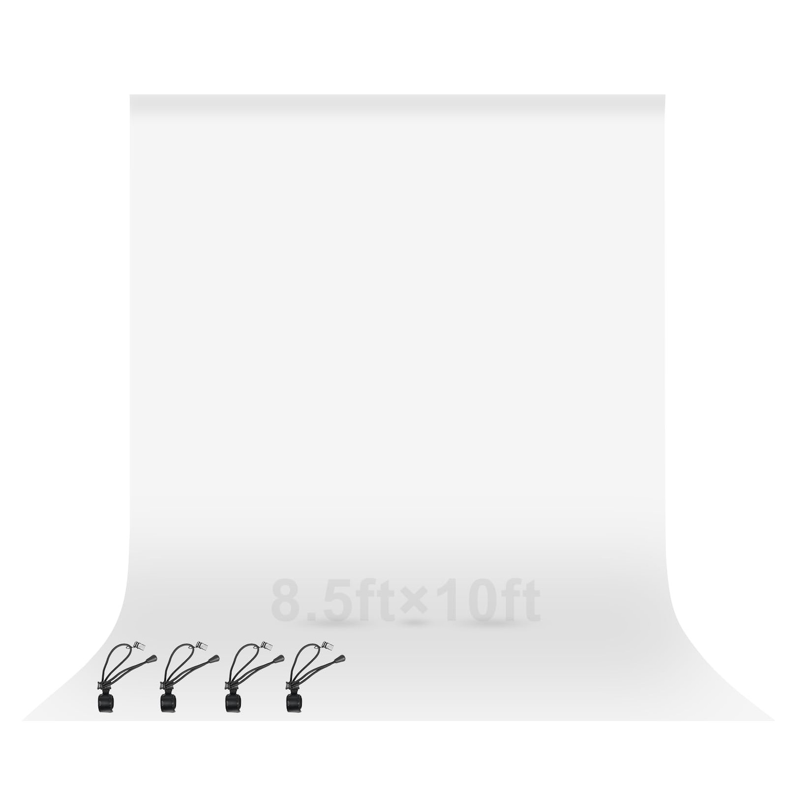 EMART 8.5×10 ft White Backdrop for Photography, Large Party 8.5x10ft,